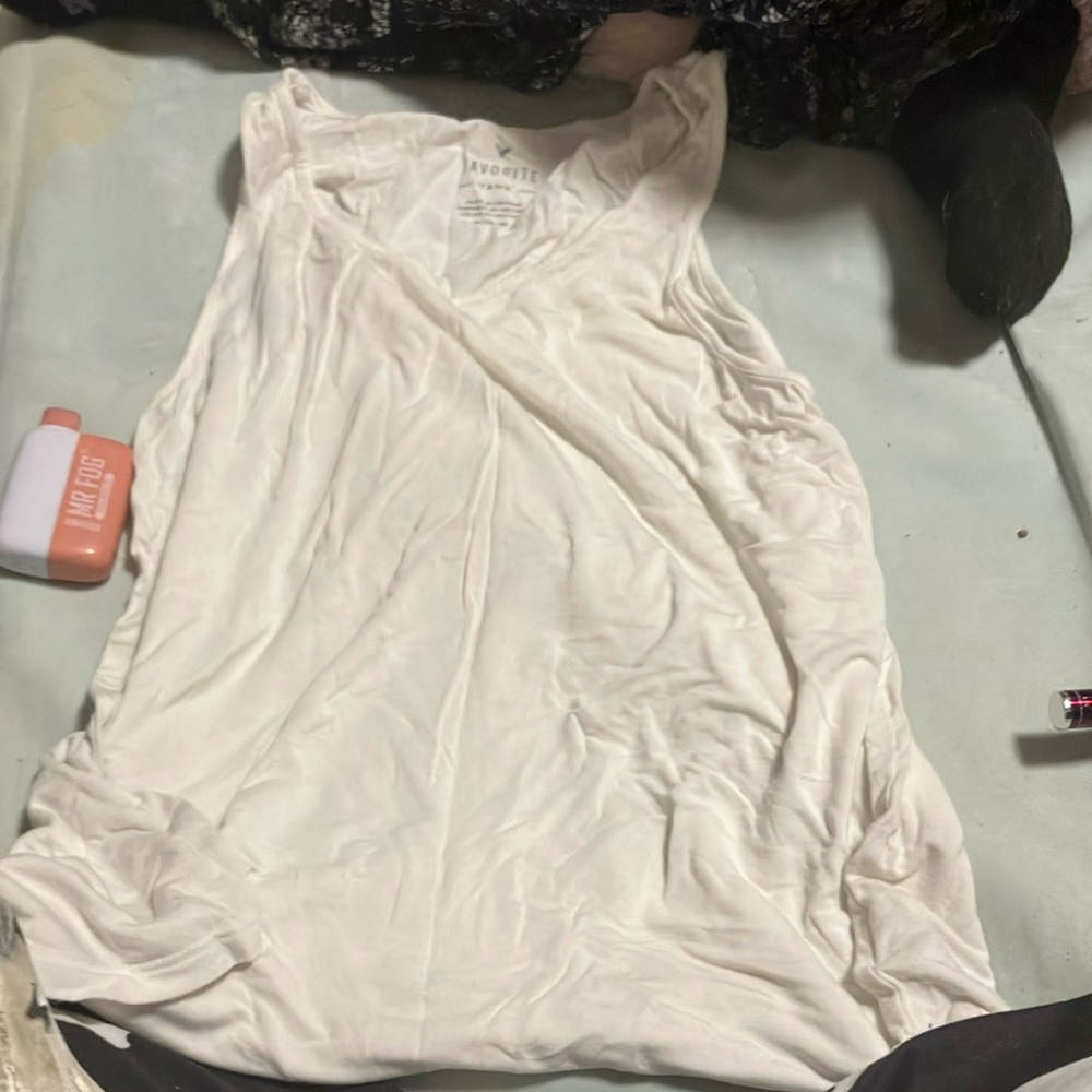 White tank top